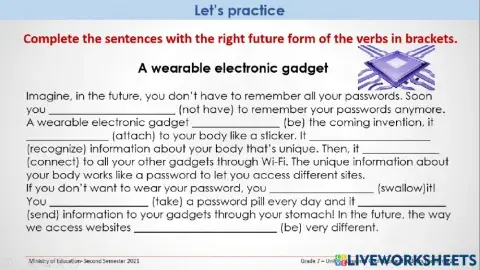 Future will-going to