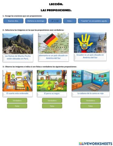 Proposiciones simples