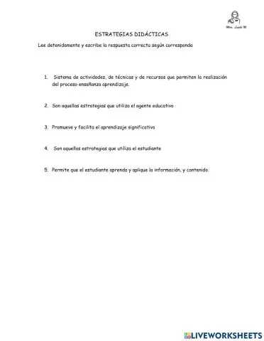 Estrategias educativas