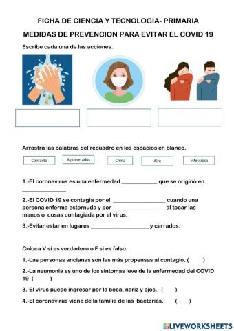 Ficha de CORONAVIRUS