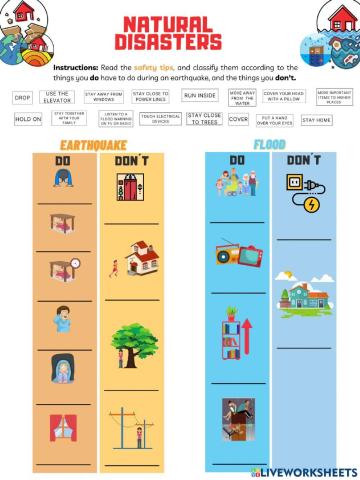 Natural Disaster (Floods-Earthquakes)