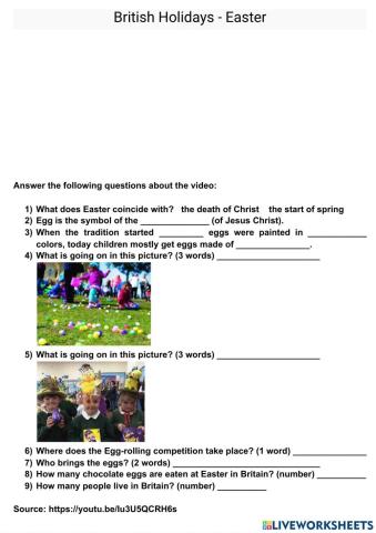 British Holidays - Easter