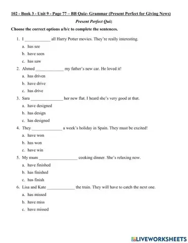 Present Prefect Practice