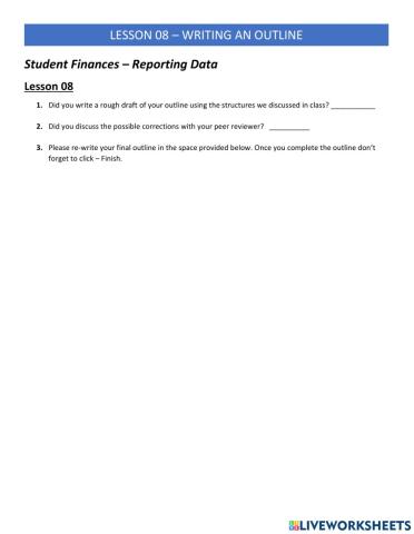 IELTS Writing 2 Lesson 08 - Student Finances