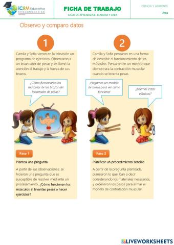 Observo y comparo datos