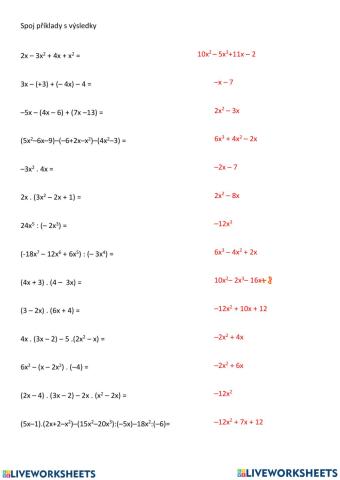 Roznásobování výrazů