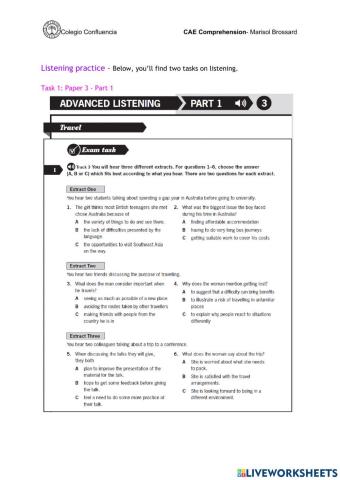 Listening practice c1