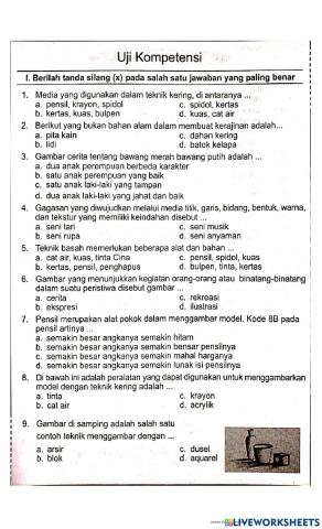 Uji kompetensi K5T8S3SBdP