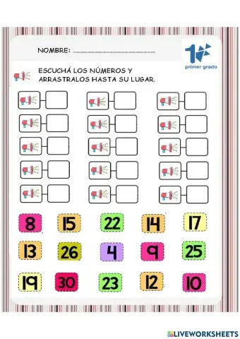 Identificar números