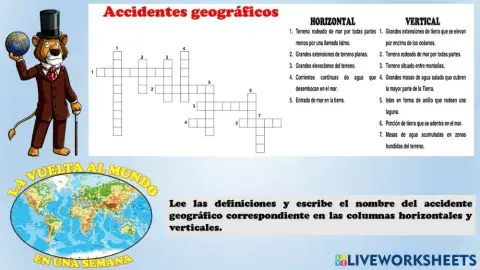 Accidentes geográficos.