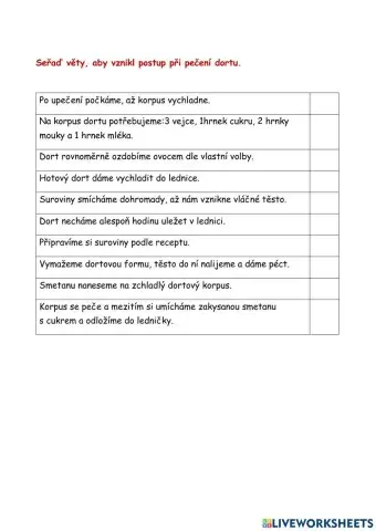 Popis pracovního postupu