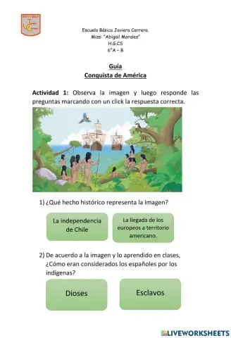 Guía conquista de América