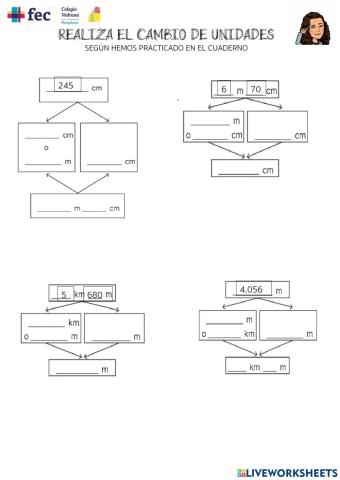 Cambio unidades longitud