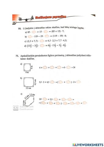Skaičiuojame paprasčiau