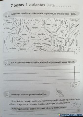 Lietuvių testas nr.7.