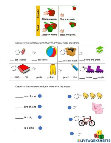 That,this,those,these