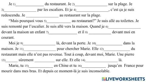 Vandertramp fill in listening