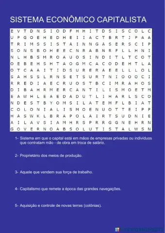 Sistema econômico capitalista