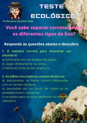 Teste Ecológico
