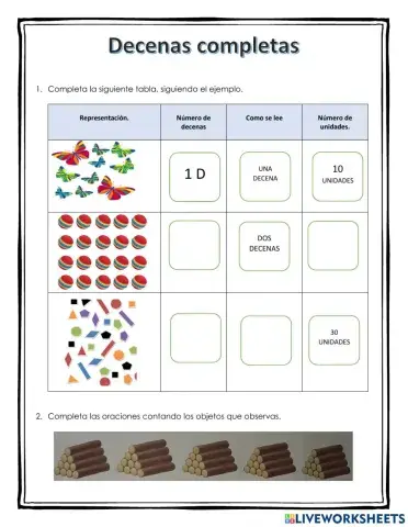 Decenas completas