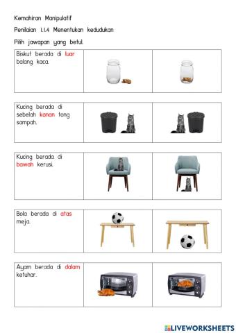 Penilaian menentukan kedudukan