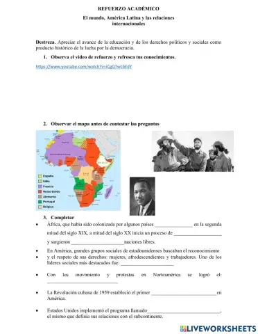 Ecuador y el mundo en 1960 a 1970
