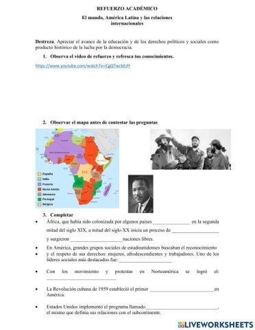 Ecuador y el mundo en 1960 a 1970