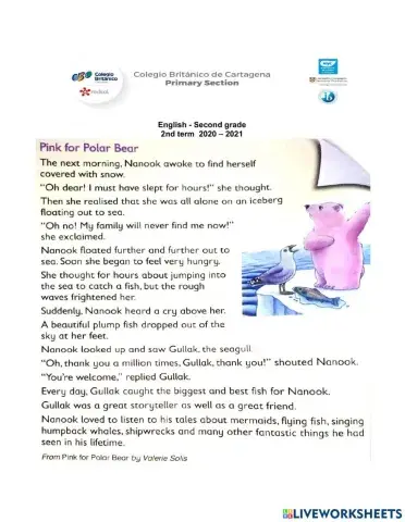 Reading comprehension