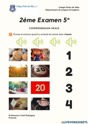 2ème Examen 5°