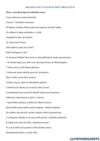 Skloňování jmen přejatých