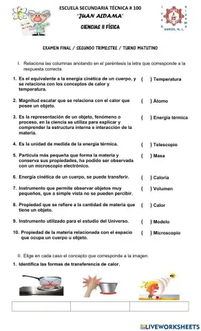 EXAMEN 2do TRIMESTRE-FÍSICA TM