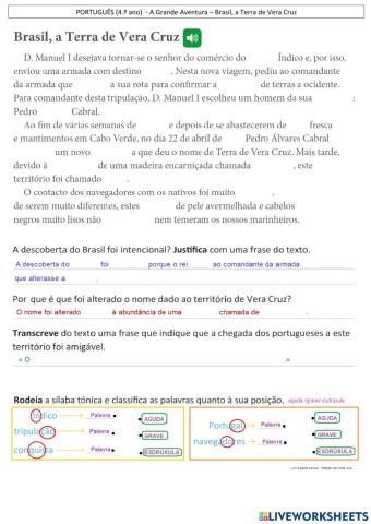 TEXTO: Terra de Vera Cruz