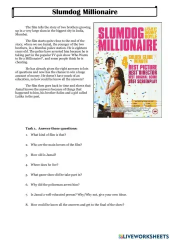 Slumdog millionaire movie