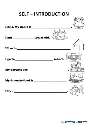 Self introduction