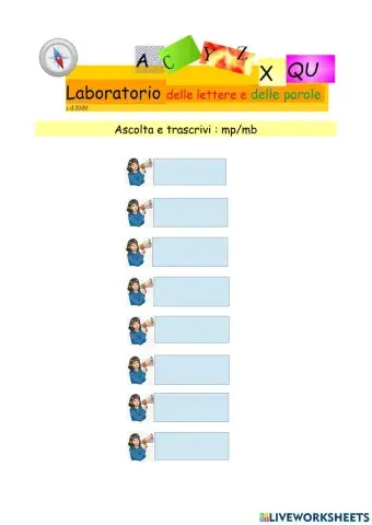 ASCOLTA E TRASCRIVI MP-MB