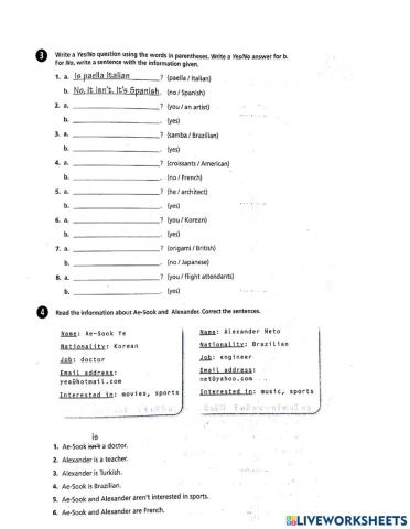 To be and wh- questions.