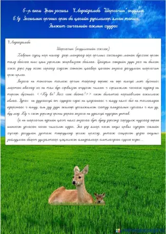 6-УЗ-Шаргачин-Ажлын хуудас