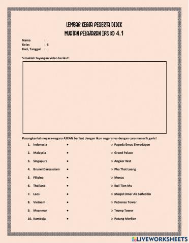 LKPD IPS KD 4.1 T8 ST2 Kelas 6