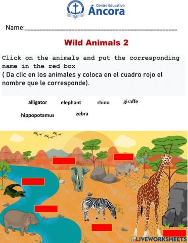 Wilds animals 2