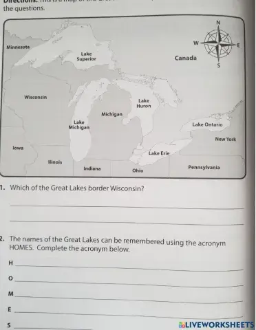 Social Studies--Great Lakes