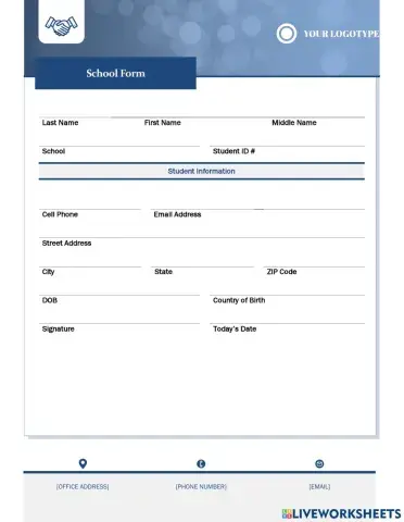 Personal Information Form