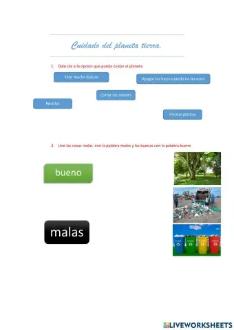 El cuidado del planeta tierra