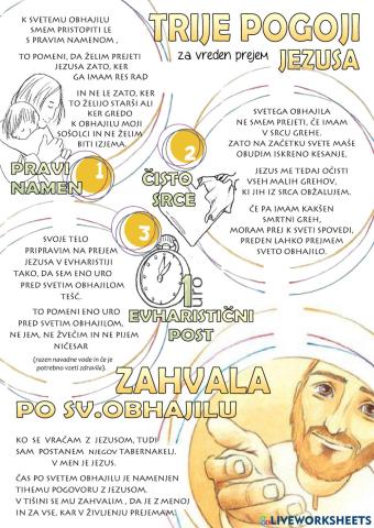 Vreden prejem sv. obhajila