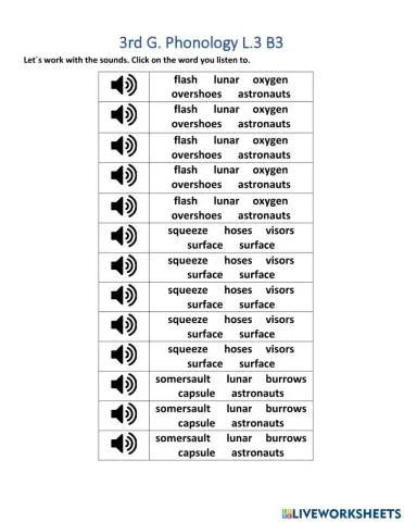 3rd G. Phonology L3 Book 3