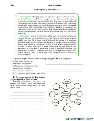 Stereotipuri si prejudecăţi