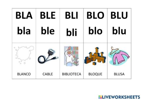 Silabas blableblibloblu