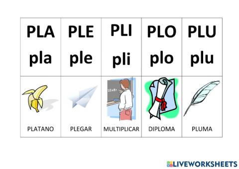 Silabas plaplepliploplu
