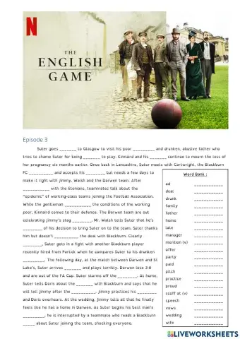 The English Game Episode 3