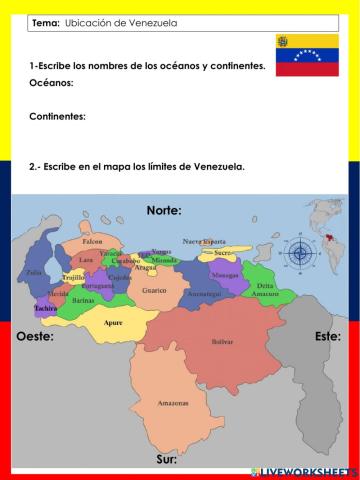 Ubicación de Venezuela