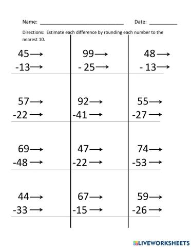 Estimation of Numbers